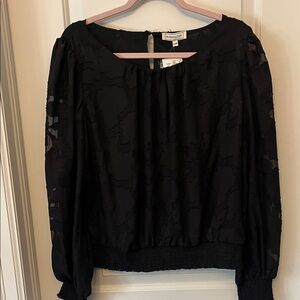 Ava & Viv Elegant Black Blouse